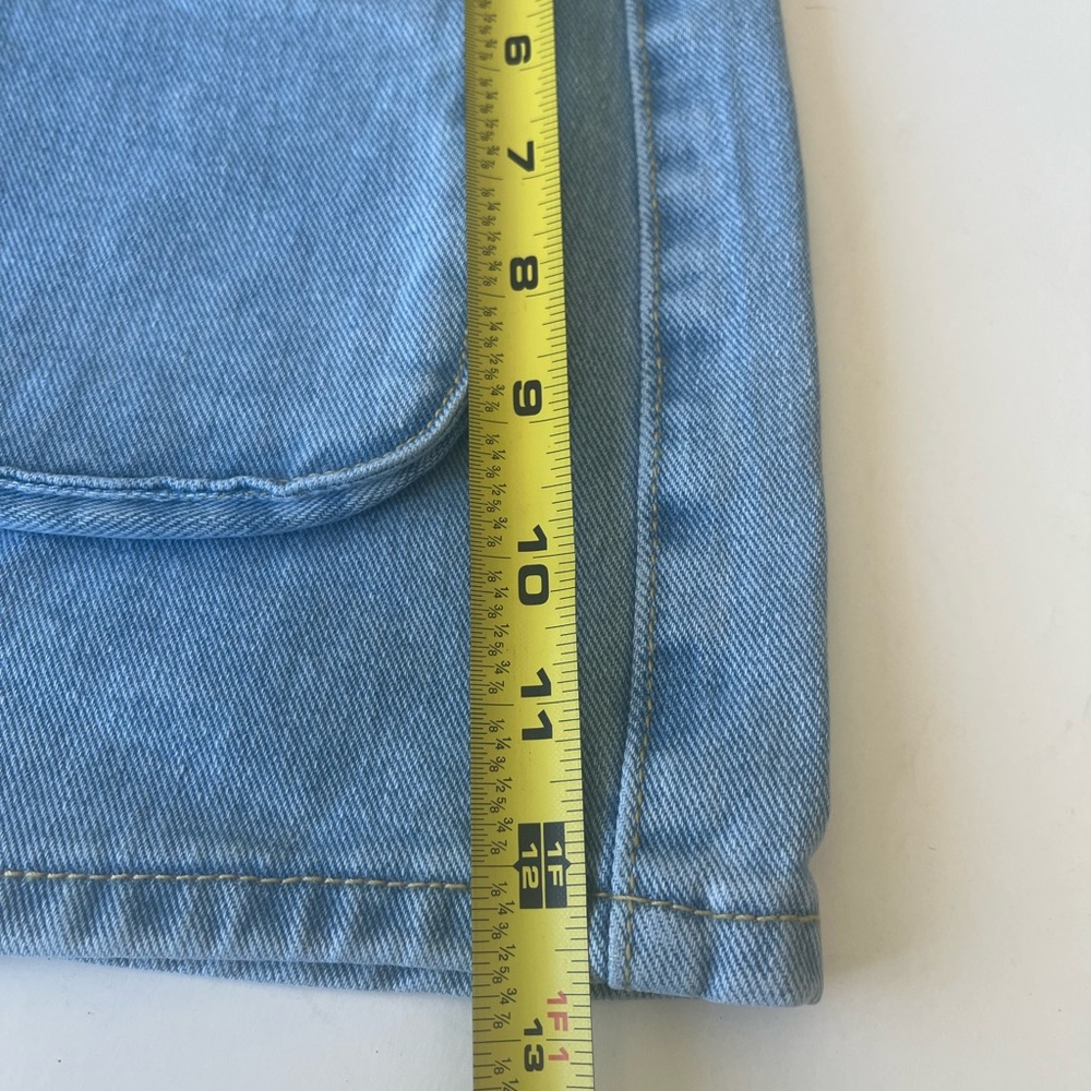 COPY - PrettyLittleThing Light Blue Denim Mini Skirt Size 6 - Picture 5 of 6